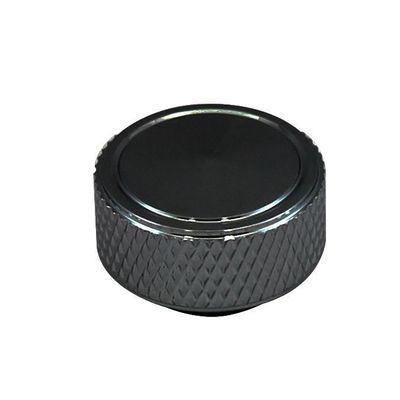 Air Filter/Air Cleaner Nut Knurled Billet Black Holley Edelbrock Rochester Quadrajet