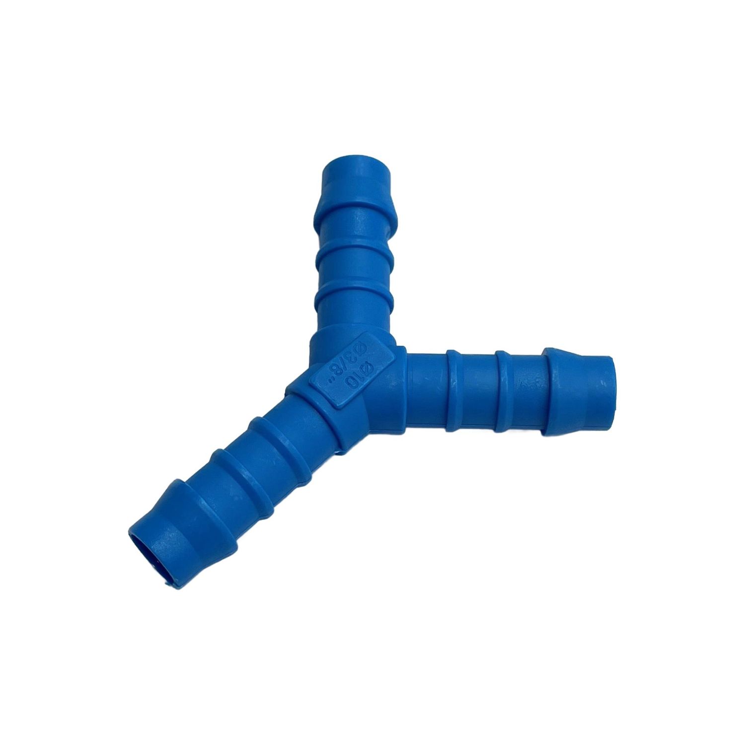 Nylon Plastic 3-Way Y Shape Tail Piece 3/8 Nylon Plastic 3-Way Y Shape Tail Piece 3/8" (9.5mm) Barbed Hose Tube Ends