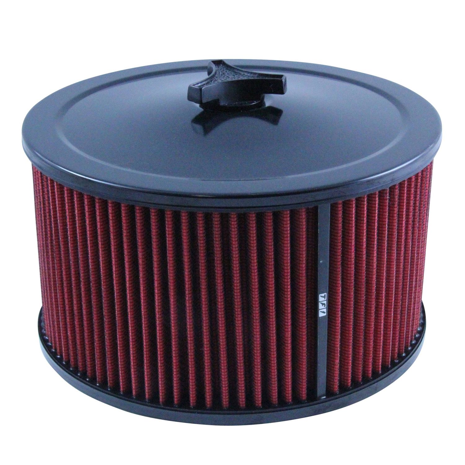 Black Air Filter/Air Cleaner 9" Wide x 5" Tall Holley Edelbrock Carburettor Red Element