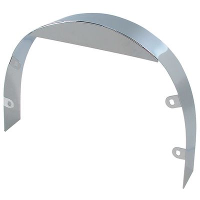 Radiator Fan Shroud Chrome 3 Radiator Fan Shroud Chrome 3" Wide Universal + Mount Hardware 20" Diameter