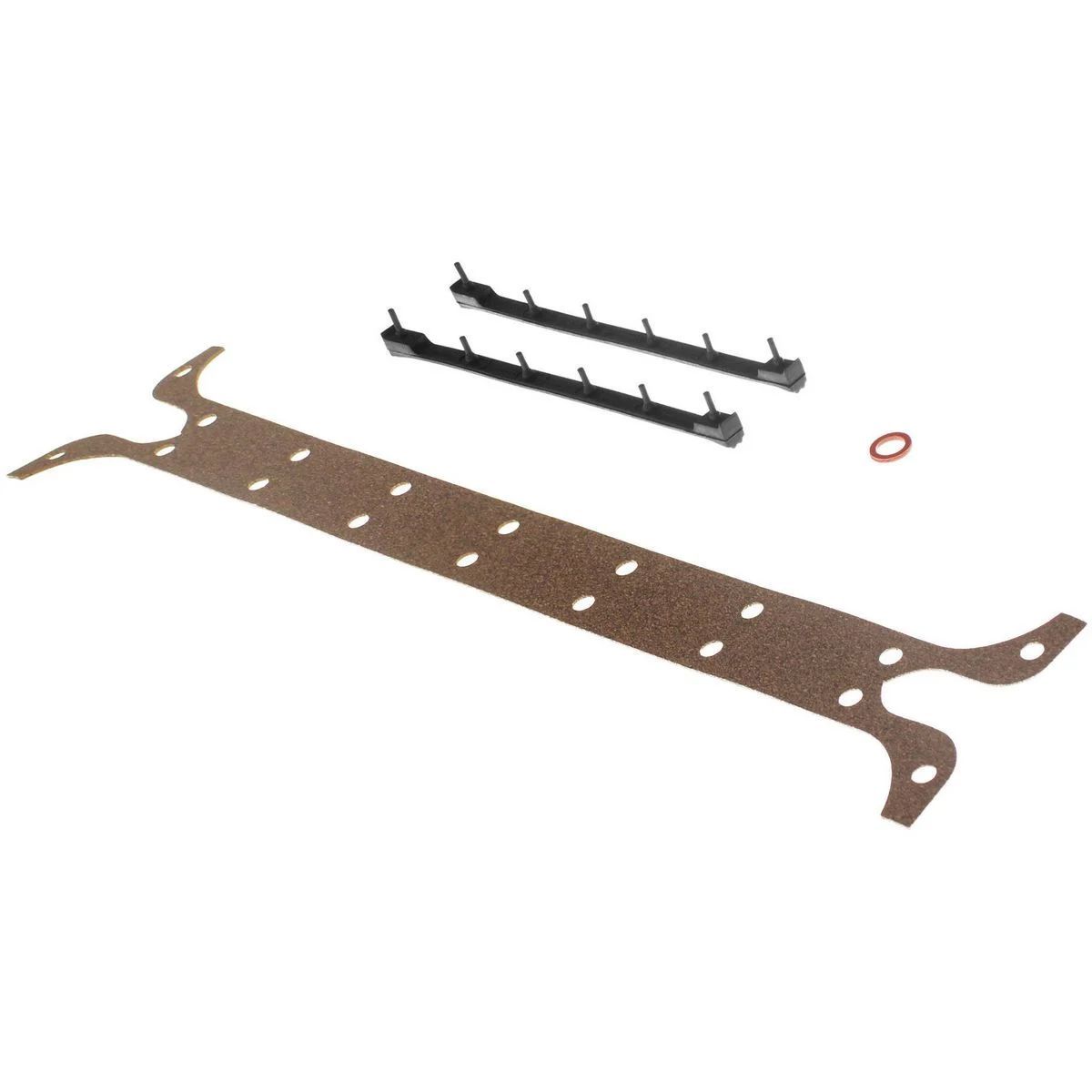 Oil Pan Gasket Set Chrysler V8 Small Block 318-340 (Fibre & Black Neoprene) Oil Pan Gasket Set Chrysler V8 Small Block 318-340 (Fibre & Black Neoprene)