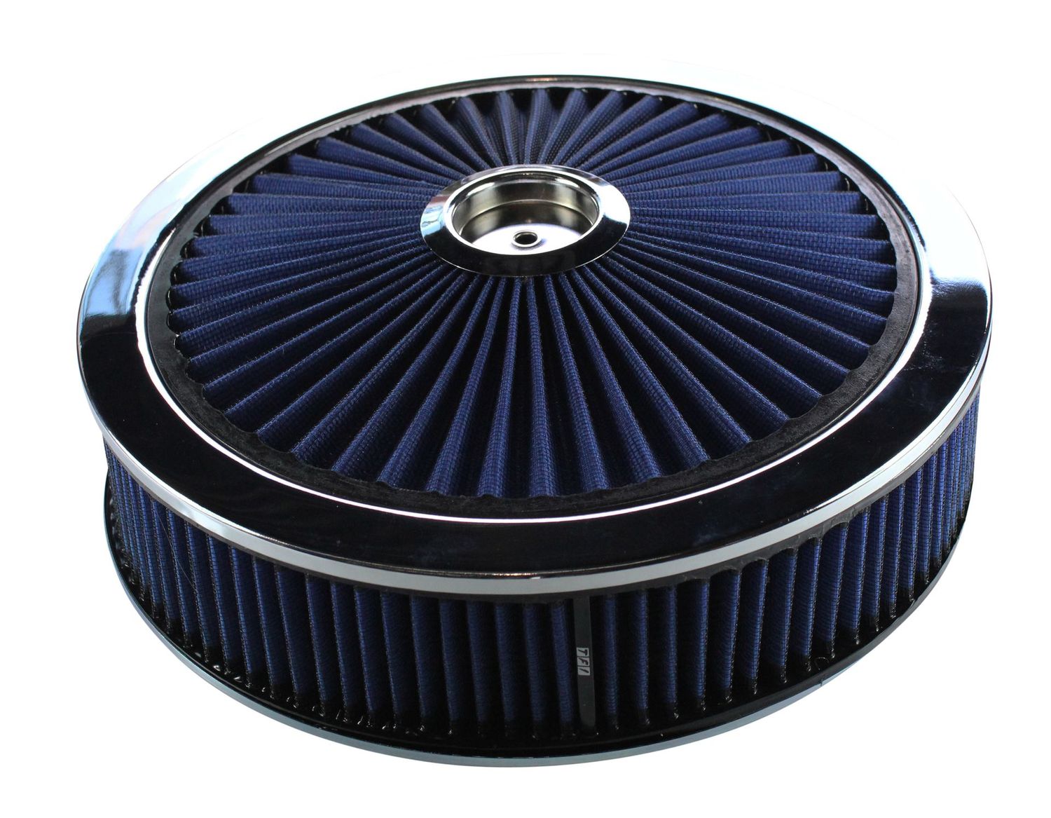 Extraflow Blue Chrome Air Filter/Air Cleaner 14 Extraflow Blue Chrome Air Filter/Air Cleaner 14" x 3" Holley Holden Quadrajet Base
