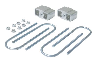 Lowering Block Kit 2.5" (63mm), 32mm Locating Pins, 75mmx12mm Ubolts - Ford Falcon 6 Cyl / Fairlane 6 Cyl / Fairmont 6 Cyl / LTD 6 Cyl / Mustang 6 Cyl 70mm Axle