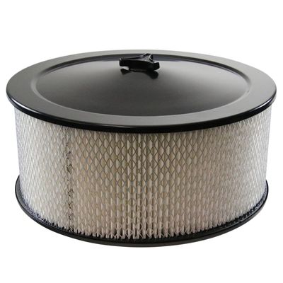 Black Air Filter/Air Cleaner 14" x 5" Holley Rochester Recessed Base Paper Element
