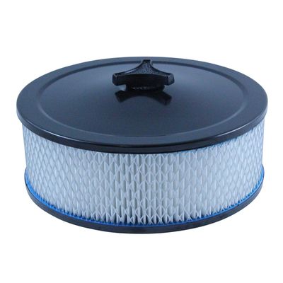 Black Air Filter/Air Cleaner 9" Wide x 3" Tall Holley Edelbrock Quadrajet Carburettor