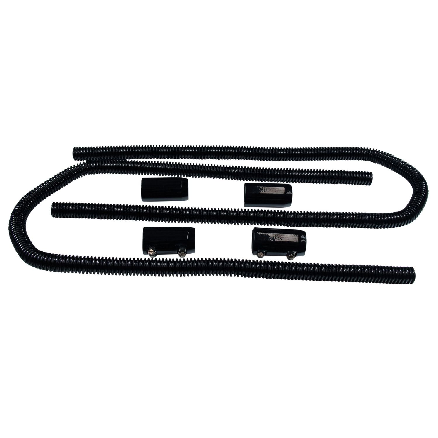 Heater Flexible Hose Kit 44 Heater Flexible Hose Kit 44" long Black Stainless-Alloy 3/4" to 5/8" ID