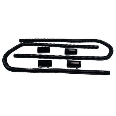 Heater Flexible Hose Kit 44" long Black Stainless-Alloy 3/4" to 5/8" ID
