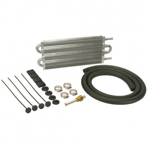 Derale 4 Pass 13"x5"x3/4" Aluminum Transmission Cooler Kit 12901