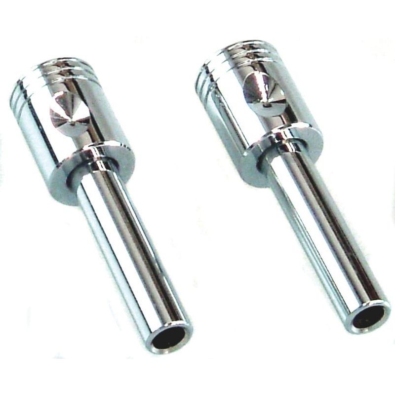 Door Lock Knobs Chrome Pistons Universal set of 2 Holden/Ford
