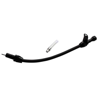 Transmission Dipstick Tube Ford C6 Bell Housing Mount Flexible Black Braided