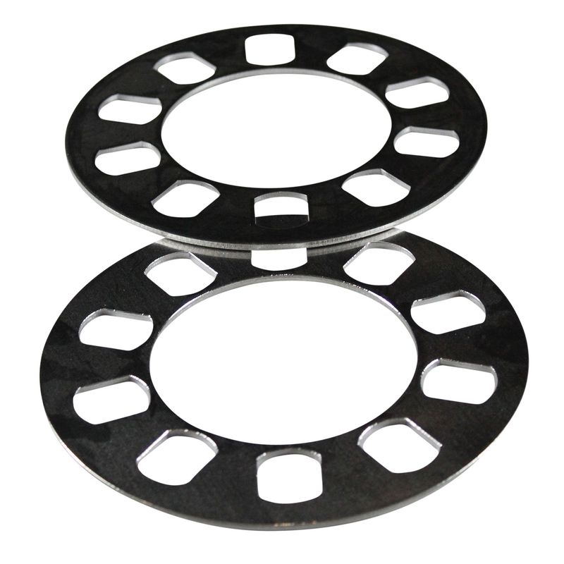 Wheel Spacer Billet Machined 5 Hole-Pair. 3mm thick, 163mm OD, 90mm ID