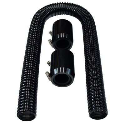 Radiator Flexible Hose Kit 36 Radiator Flexible Hose Kit 36" long Black Stainless-Alloy 1-5/8"-1-1/2"-1-1/4"ID