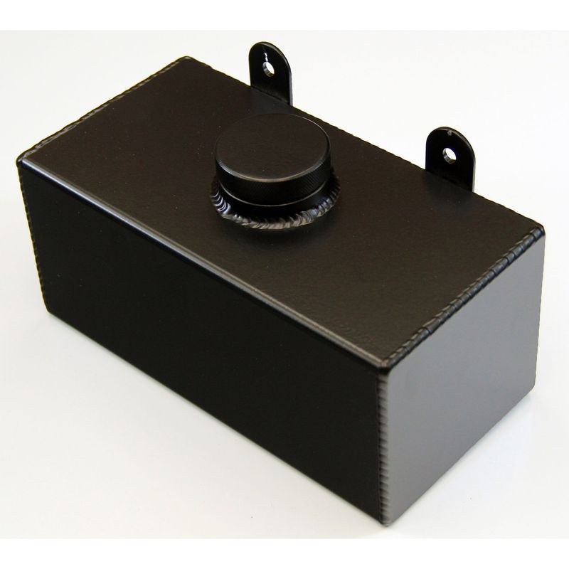 Windscreen Washer Bottle Black Finish Alloy Horizontal (2 Litre) Holden Torana