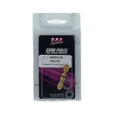 Genuine Holley Adjustable Steel Needle & Seat 0.150" E85 & Methanol Rated [6-519-2]