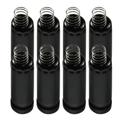 Aluminium Spark Plug Insulation Boot Heat Shield Protector Black-Pack 8 OEM