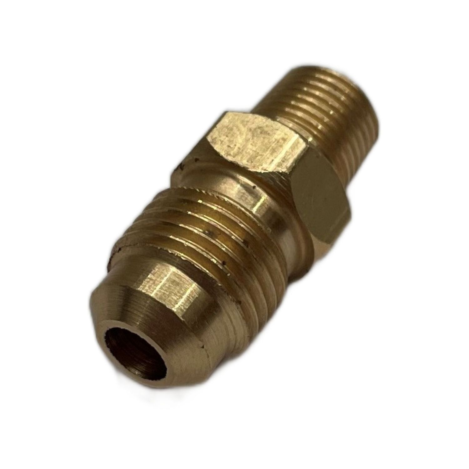 Brass Male Flare Union 5/16" (7.9mm) Hose Tube x 1/8" (3.2mm) Male BSP Thread