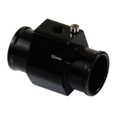 Radiator Hose Water Temperature Sensor Adaptor - 32mm Black Finish Radiator Hose Water Temperature Sensor Adaptor - 32mm Black Finish