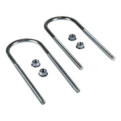 Differential U-Bolts 85mm ID, 12mm thread, 260mm Long with serrated nuts Differential U-Bolts 85mm ID, 12mm thread, 260mm Long with serrated nuts