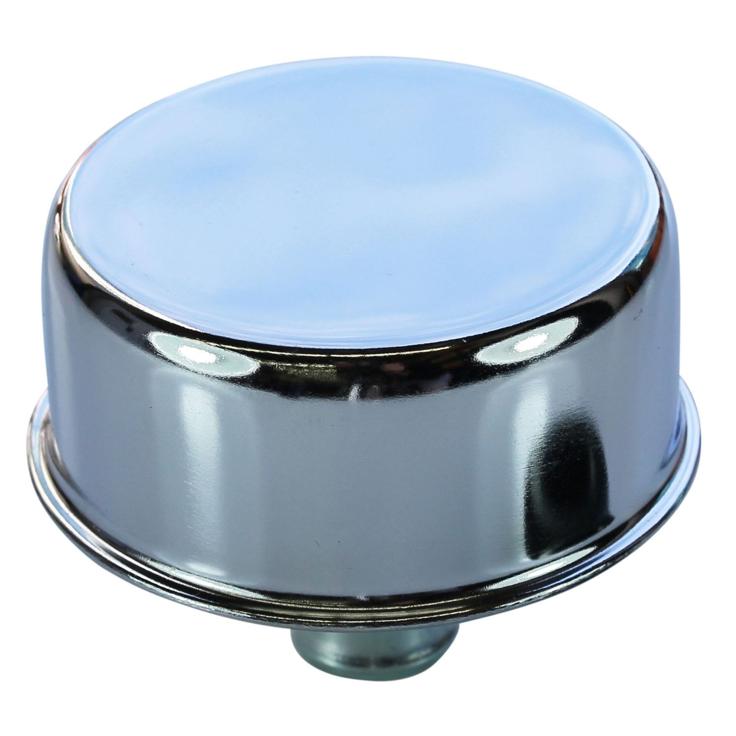 Valve Rocker Cover Breather Cap Push In 3/4 Valve Rocker Cover Breather Cap Push In 3/4"(19mm) Neck Pcv size Chromed Steel