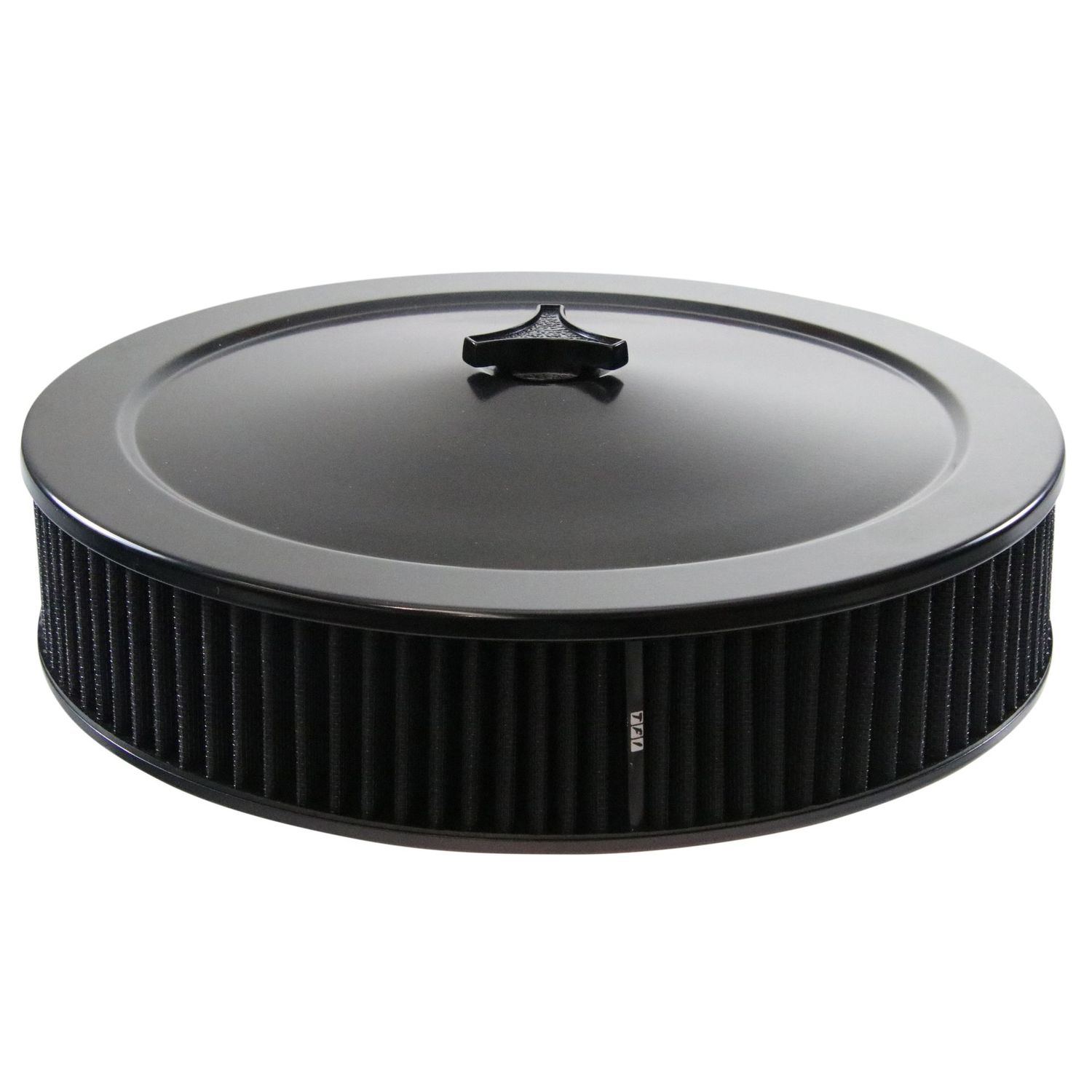 Black Air Filter/Air Cleaner 14 Black Air Filter/Air Cleaner 14" x 3" Holley Rochester Recessed Base Washable Elemen
