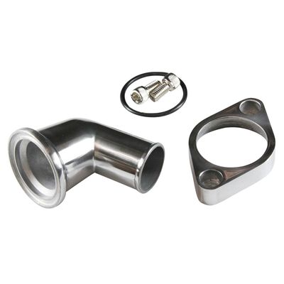Water Neck Chevrolet Small Big Block 15 Degree Polished Alloy Swivel 360 Degree