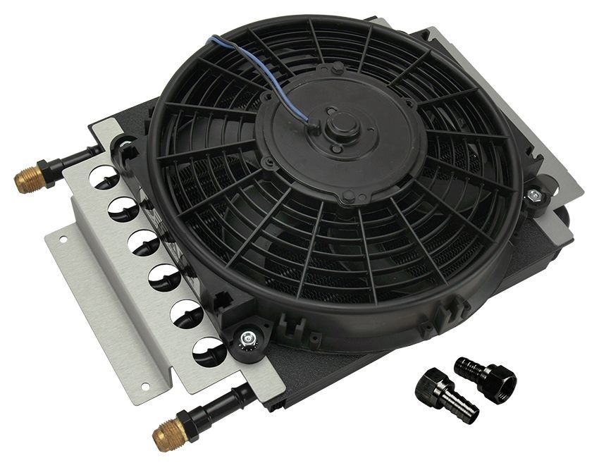 Derale 8 Pass Electra-Cool Remote Fluid Cooler 15-3/4"x11-1/2"x4" 15820