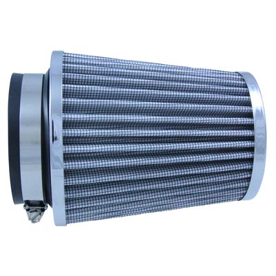 Mini Stack Pod Air Filter 3 inch ID Neck- Chrome End