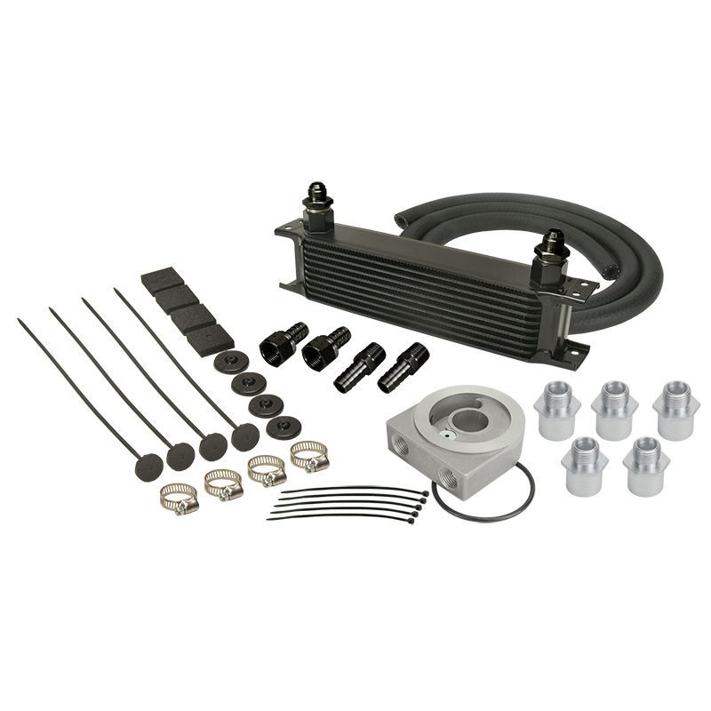 Derale Stack Plate 10 Row Engine Cooler Kit inc Universal Sandwich Adapter 15604 Derale Stack Plate 10 Row Engine Cooler Kit inc Universal Sandwich Adapter 15604