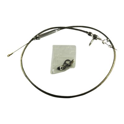 Kickdown Assembly TH-350 Braided Stainless 56 Inch Long Kickdown Assembly TH-350 Braided Stainless 56 Inch Long