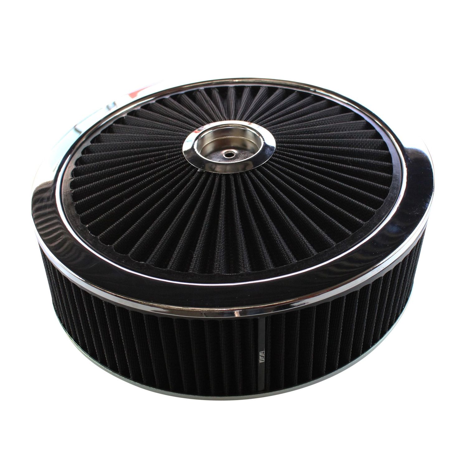 Extraflow Black Chrome Air Filter/Air Cleaner 14" x 4" Holley Holden Quadrajet Base