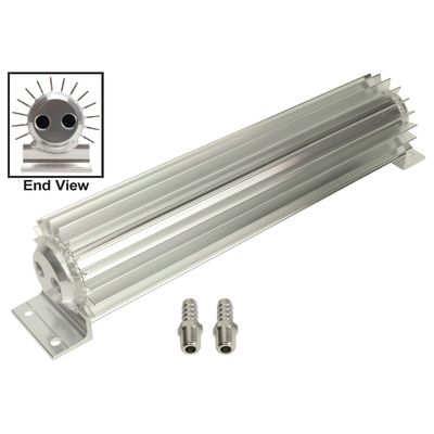 Aluminium Heat Sink Fluid Cooler 10-1/4 Aluminium Heat Sink Fluid Cooler 10-1/4" x 3". 1/4" Npt Inlet Derale (Old) 13260