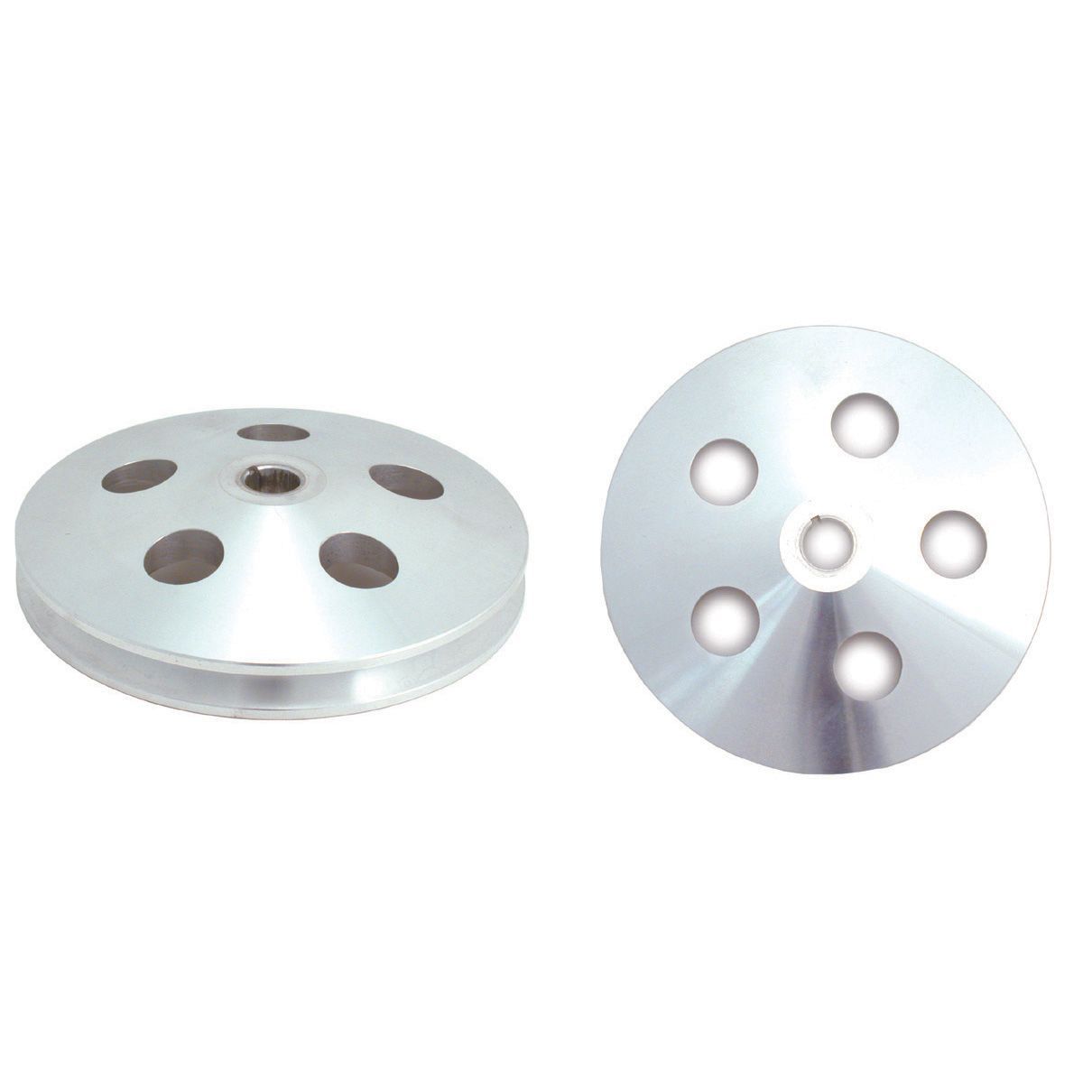 Pulley GM Power Steering Single Groove Machined Alloy 5/8 Pulley GM Power Steering Single Groove Machined Alloy 5/8" Shaft 5-3/4" Diam