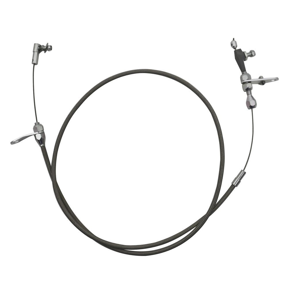 Kickdown Assembly Chrysler 904 Braided Stainless 24 Inch Long Kickdown Assembly Chrysler 904 Braided Stainless 24 Inch Long