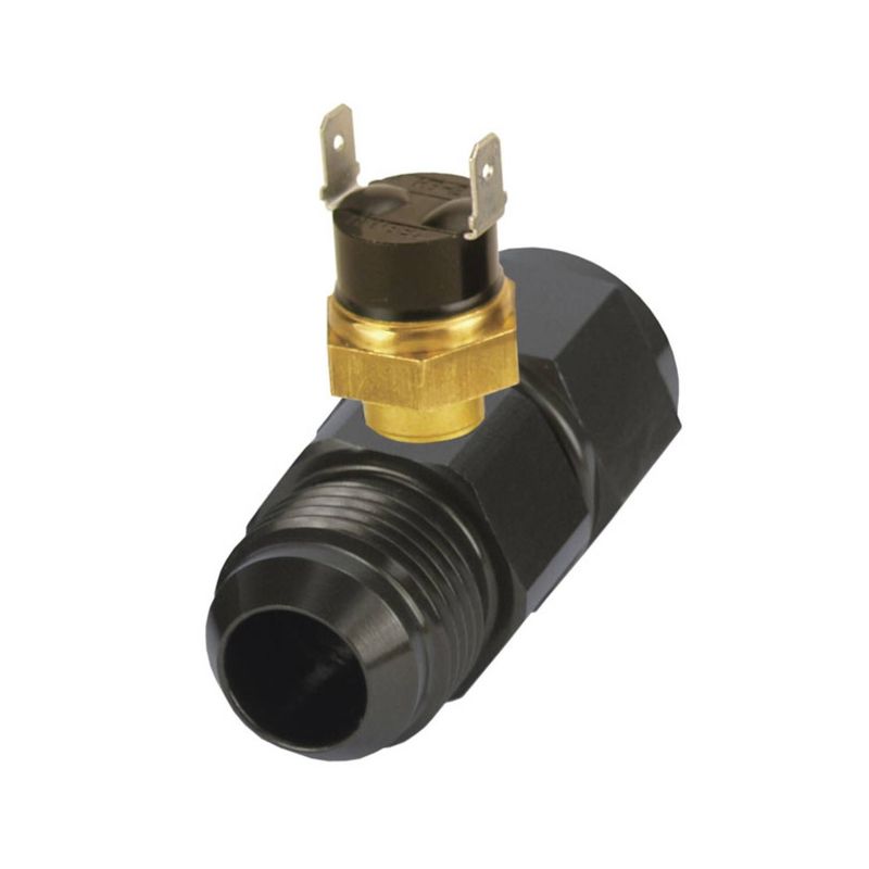 Derale In-Line Fan Control Thermostat Premium 180 Degree -10AN fittings 35022