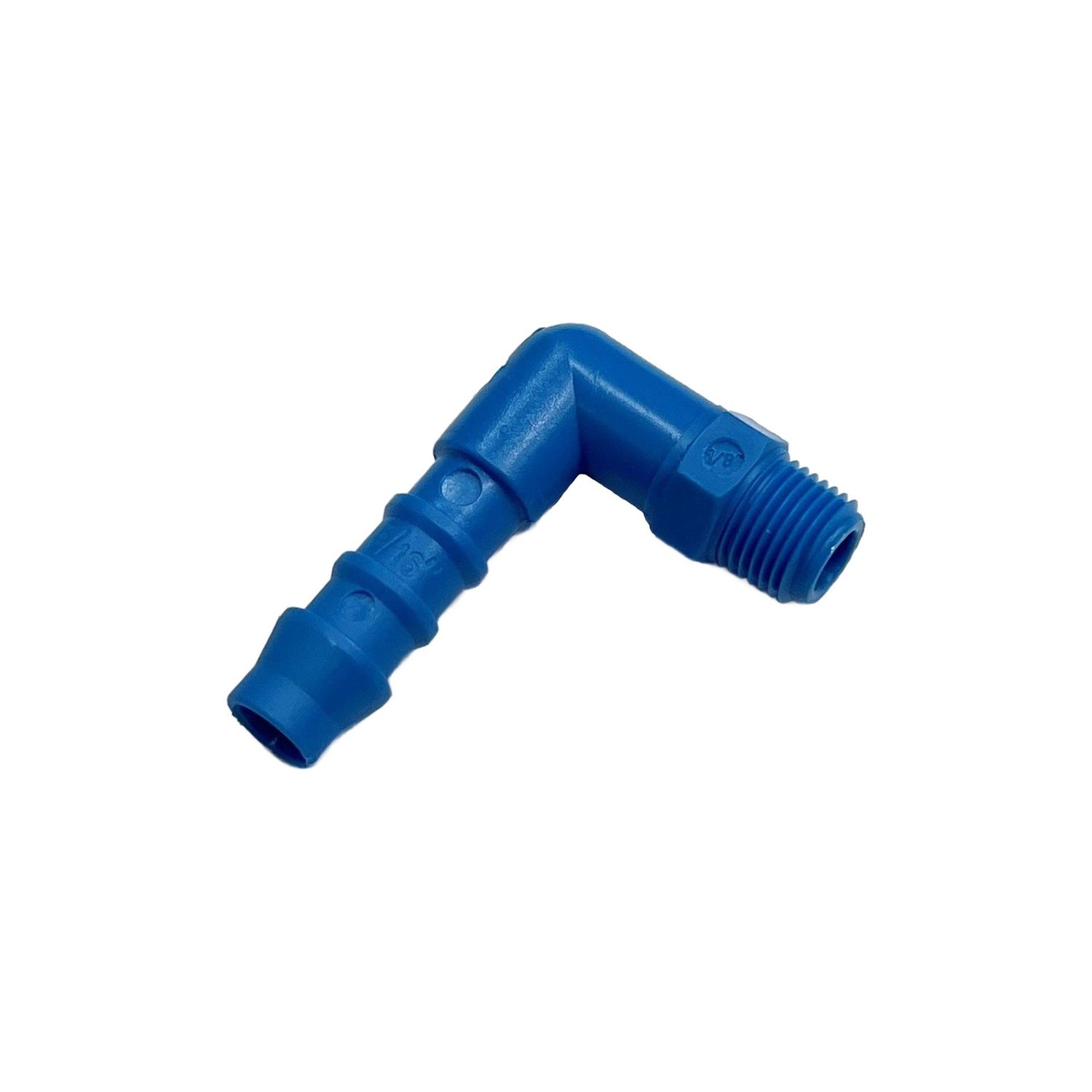 Nylon Plastic Male Elbow Tail Fitting 5/16" (7.9mm) Hose Tube End to 1/8" (9.7mm) Male BSP Thread