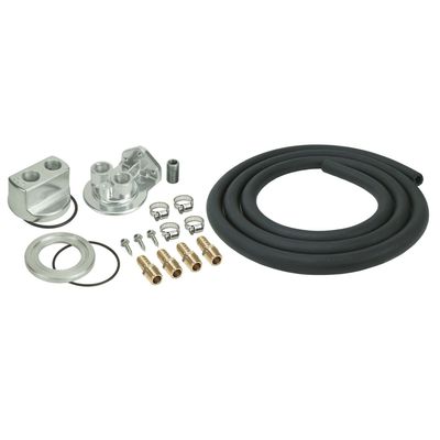 Derale Oil Filter Relocation Kit - 13/16 Derale Oil Filter Relocation Kit - 13/16"-16 Oil Thread (Chev/Holden) 15716