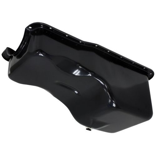 Oil Pan Ford Windsor 221-260-289-302 1963-96 Front Sump Stock Capacity Black