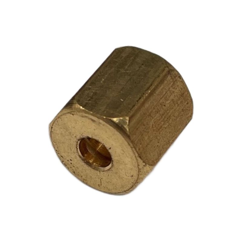 Brass Compression Nut 1/8" (3.2mm) Hose Tube with 5/16"x24 Female BSP Thread