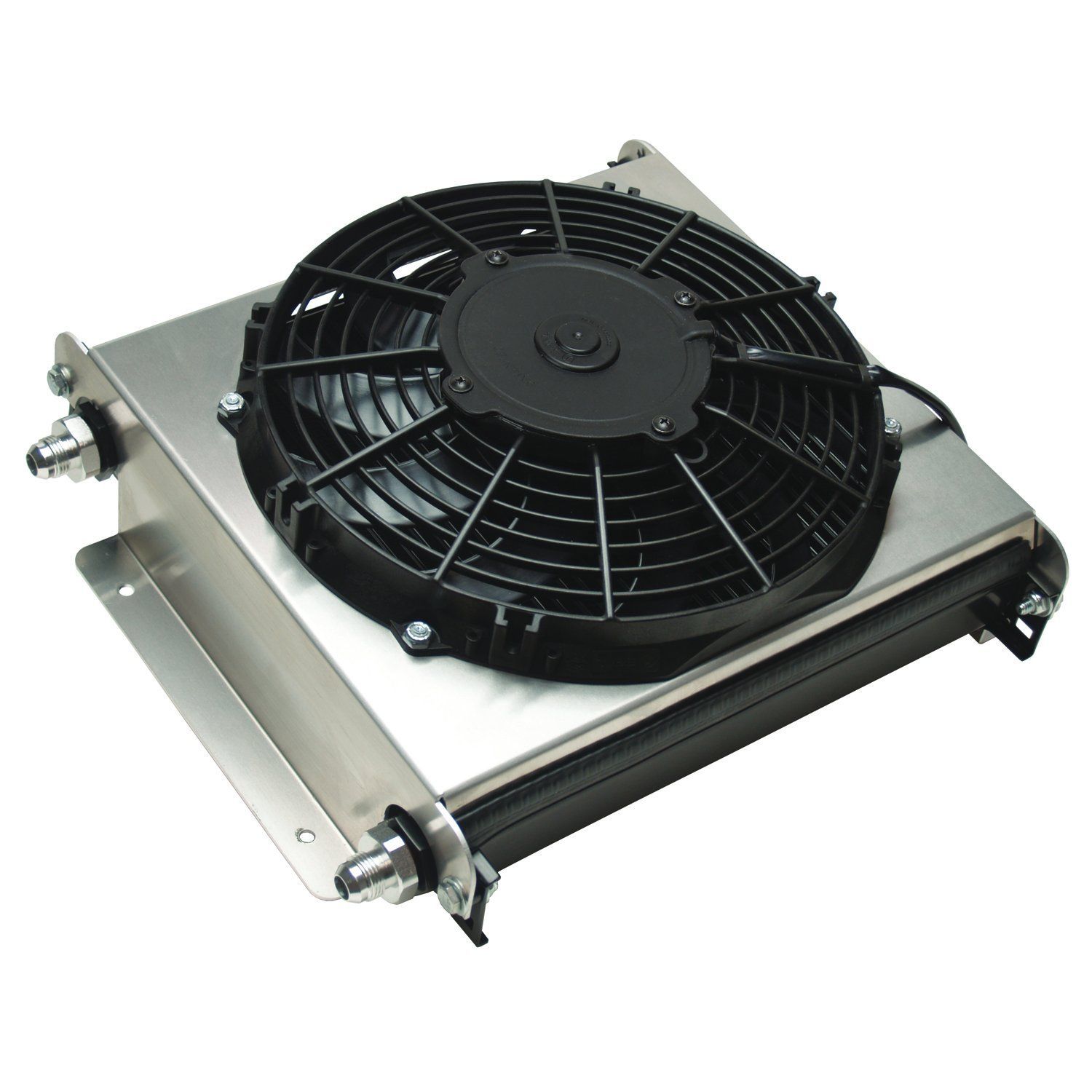 Derale Hyper-Cool Extreme Cooler 40 Row 13 Derale Hyper-Cool Extreme Cooler 40 Row 13"x14-7/8"x5-5/8" 10" Fan 15870