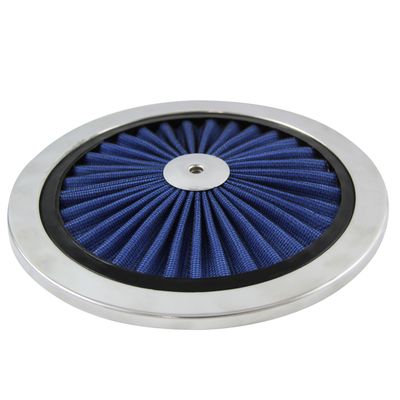 Extraflow Blue Element Chrome Air Filter 9 Extraflow Blue Element Chrome Air Filter 9" Top only Cotton Pleated