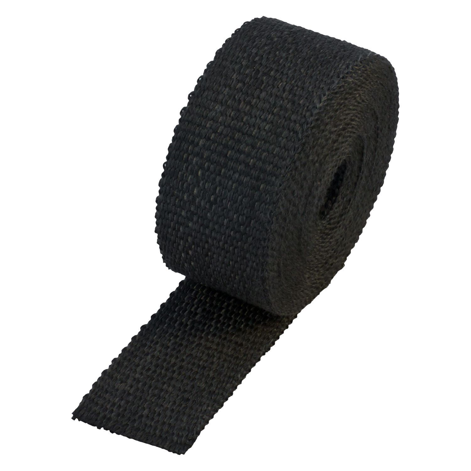 Black Coloured Exhaust Wrap 50mm(2") Wide x 7.5mt(25ft) Roll 650'C Continuous