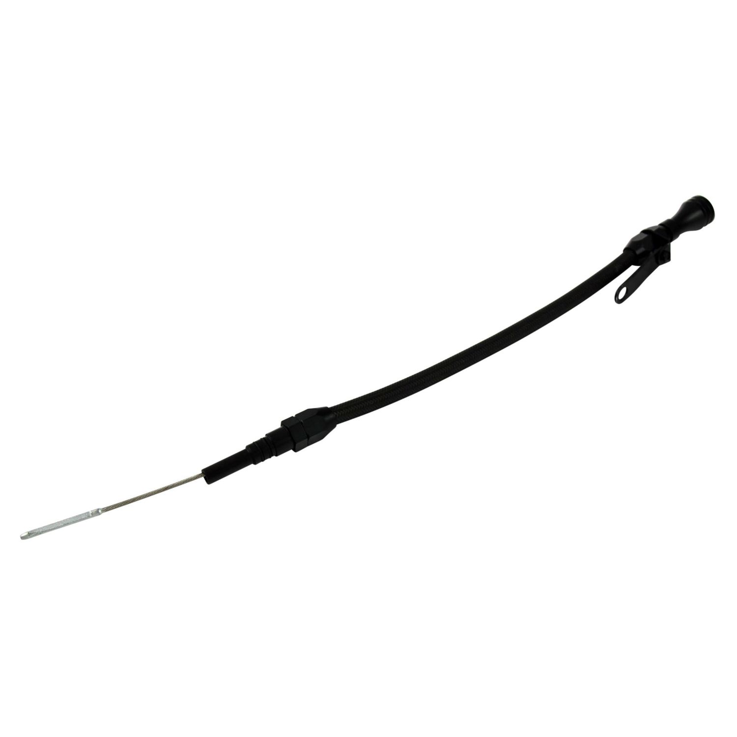 Engine Dipstick Tube Chevrolet V8 Big Block 396-454-502 Flexible Black Braided Engine Dipstick Tube Chevrolet V8 Big Block 396-454-502 Flexible Black Braided