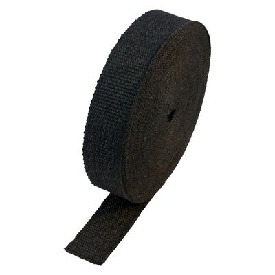 Black Coloured Exhaust Wrap 50mm(2 Black Coloured Exhaust Wrap 50mm(2") Wide x 30mt(100ft) Roll 650'C Continuous
