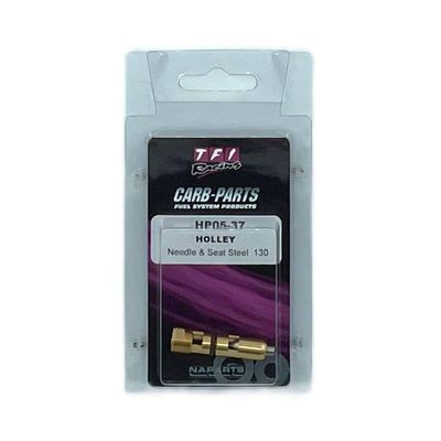 Genuine Holley Adjustable Steel Needle & Seat 0.130" E85 & Methanol Rated [6-515]