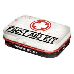 MintBox: First Aid Kit Size:4 x 6 x 1.6cm comes with sugar free mints 34gm