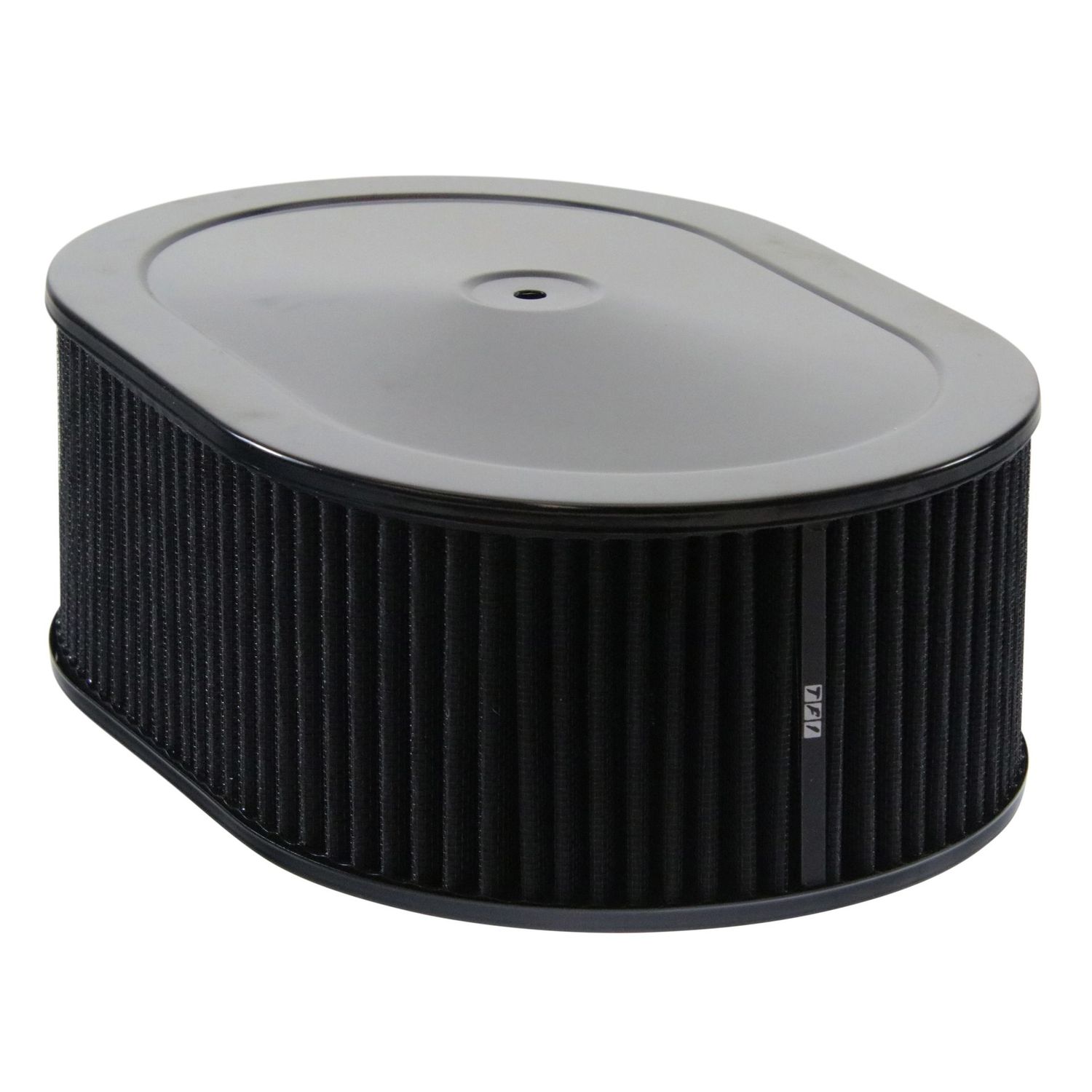 Oval Black Steel Air Filter/Air Cleaner 12 Oval Black Steel Air Filter/Air Cleaner 12" x 4" Holley Edelbrock Quadrajet Black Filter