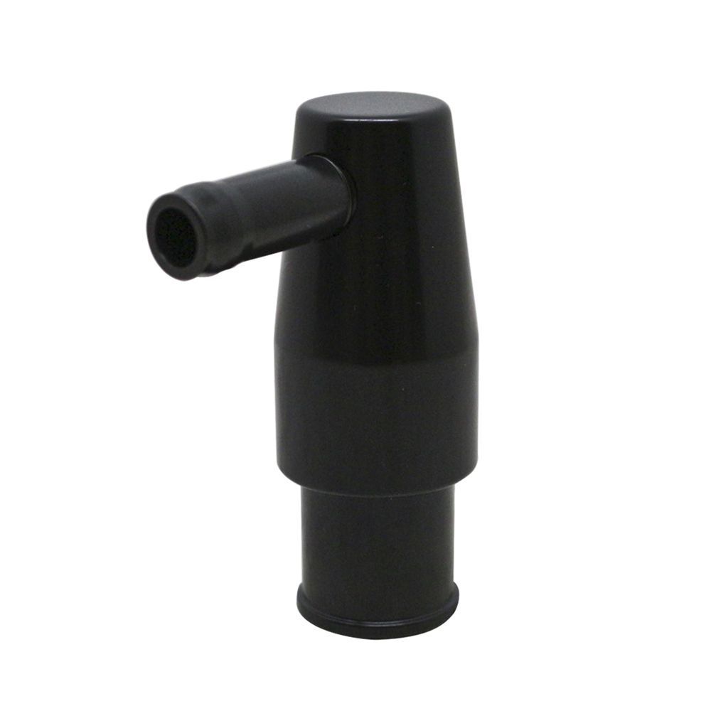 Black Billet Aluminium PCV valve with 3/4" neck