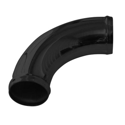 Intake Pipe Intercooler 3"(76mm) OD 90 Degree Black Alloy Pipe 9.5"(240mm)