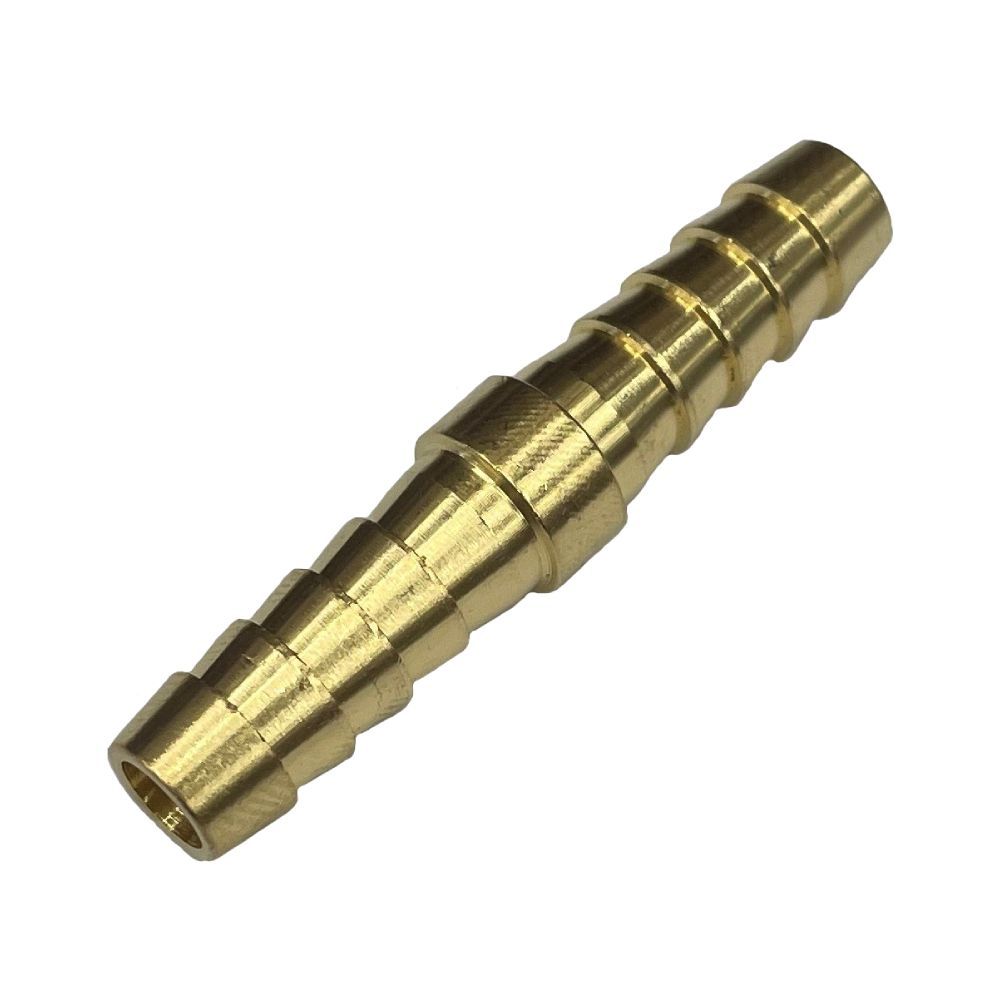 Brass Straight Male Joiner 5/16" (7.9mm) Barbed Hose Tube Ends