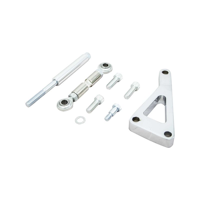 Alternator Bracket Kit Billet Polished Aluminium Chevrolet Small Block Lwp
